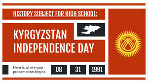 Historia w szkole średniej: Święto Niepodległości Kirgistanu