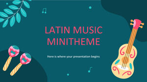الموسيقى اللاتينية Minitheme