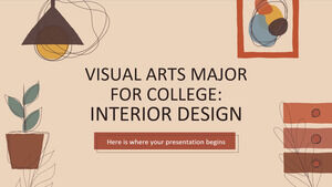 تخصص الفنون البصرية للكلية: التصميم الداخلي