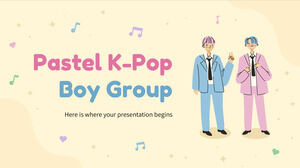 パステル K-POP ボーイズグループ