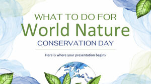 世界自然保護日做什麼