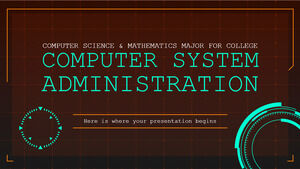 대학 컴퓨터 사이언스 및 수학 전공: 컴퓨터 시스템 관리