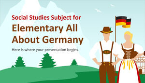 Materia de estudios sociales para primaria: todo sobre Alemania