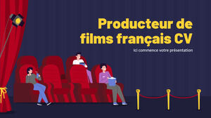 Currículo do Produtor de Filmes Franceses