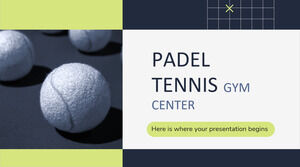 Centrul de gimnastică de padel tenis