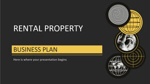 Plan d'affaires de la propriété locative