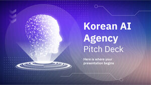 وكالة كوريا للذكاء الاصطناعي Pitch Deck