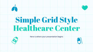 Pusat Kesehatan Gaya Grid Sederhana