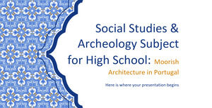 Materia de estudios sociales y arqueología para la escuela secundaria: arquitectura morisca en Portugal
