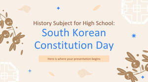 Subiect de istorie pentru liceu: Ziua Constituției din Coreea de Sud