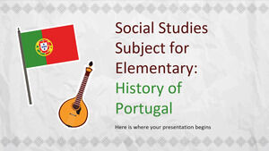 Materia de Estudios Sociales para Primaria: Historia de Portugal