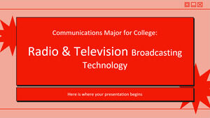 Hauptfach Kommunikation für das College: Radio- und Fernsehübertragungstechnologie