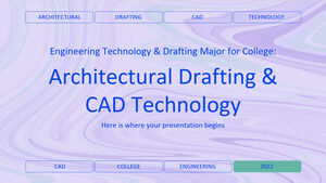 Hauptfach Ingenieurtechnik und Entwurf für das College: Architekturentwurf und CAD-Technologie