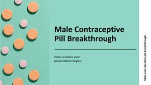 La svolta della pillola contraccettiva maschile
