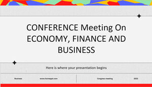 Ekonomi, Finans ve İşletme Konulu Konferans Toplantısı
