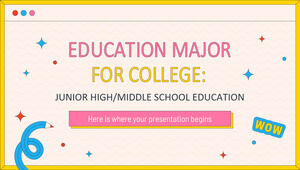 Bildungsschwerpunkt für das College: Junior High/Middle School Education