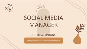 Stellenbeschreibungen für Social-Media-Manager
