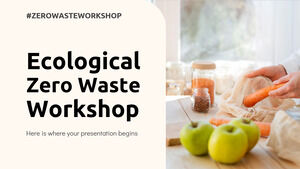 Ökologischer Zero Waste Workshop