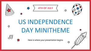 미국 독립기념일 미니테마
