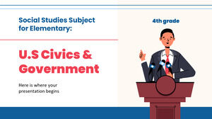 Pelajaran Ilmu Sosial untuk SD - Kelas 4: Kewarganegaraan & Pemerintah AS