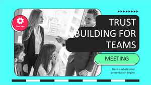Reunión de creación de confianza para equipos