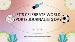 세계 스포츠 기자의 날을 기념합시다