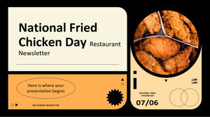 Giornata nazionale del pollo fritto - Newsletter del ristorante