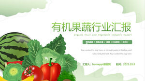 Szablon raportu dotyczącego ekologicznego przemysłu owocowo-warzywnego