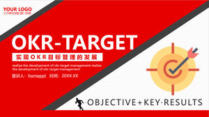 OKR-TARGET réalise le développement de la gestion des OKR par objectifs PPT Télécharger