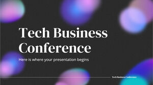 Conferência de negócios de tecnologia