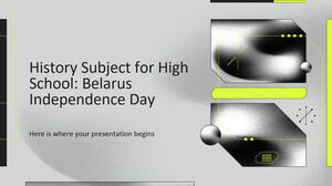 Matéria de História para o Ensino Médio: Dia da Independência da Bielorrússia