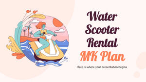 خطة MK تأجير سكوتر المياه