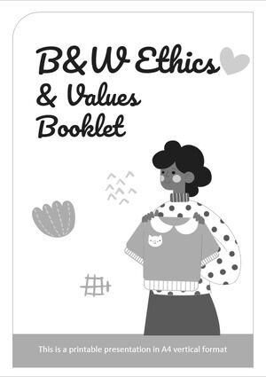 Broșura B&W Etică și Valori