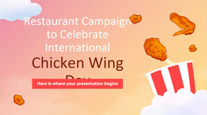 세계 치킨 윙의 날 기념 레스토랑 캠페인
