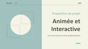 Animowana i interaktywna propozycja projektu