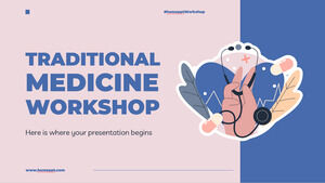 Traditional Medicine Workshop