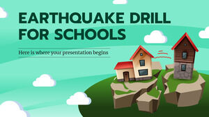 Simulacro de terremoto para escuelas