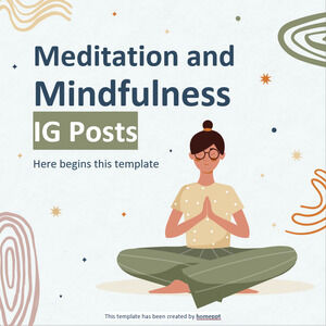 Meditation and Mindfulness IG Posts