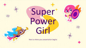Minitemă Super Power Girl