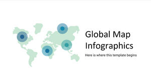 Infografica mappa globale