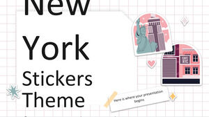 Tema Stiker New York untuk Media Sosial