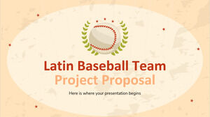 Latin Beyzbol Takımı Proje Önerisi