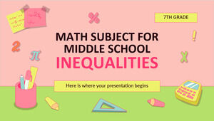 Математический предмет для средней школы - 7 класс: неравенства