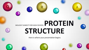 موضوع علم الأحياء للمدرسة الثانوية: بنية البروتين