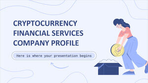 Unternehmensprofil für Kryptowährungs-Finanzdienstleistungen