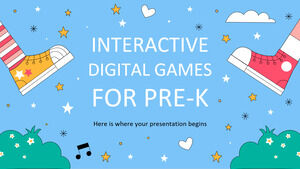 Interactive Digital Games for Pre-K