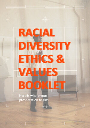 인종 다양성 윤리 및 가치 소책자