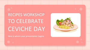 Rezepte-Workshop zur Feier des Ceviche-Tages
