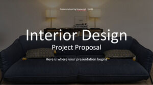 Proposition de projet de design d'intérieur