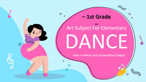 Matière d'art pour le primaire - 1re année : la danse